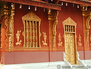 13 Decorated wall in Wat Sensoukharam