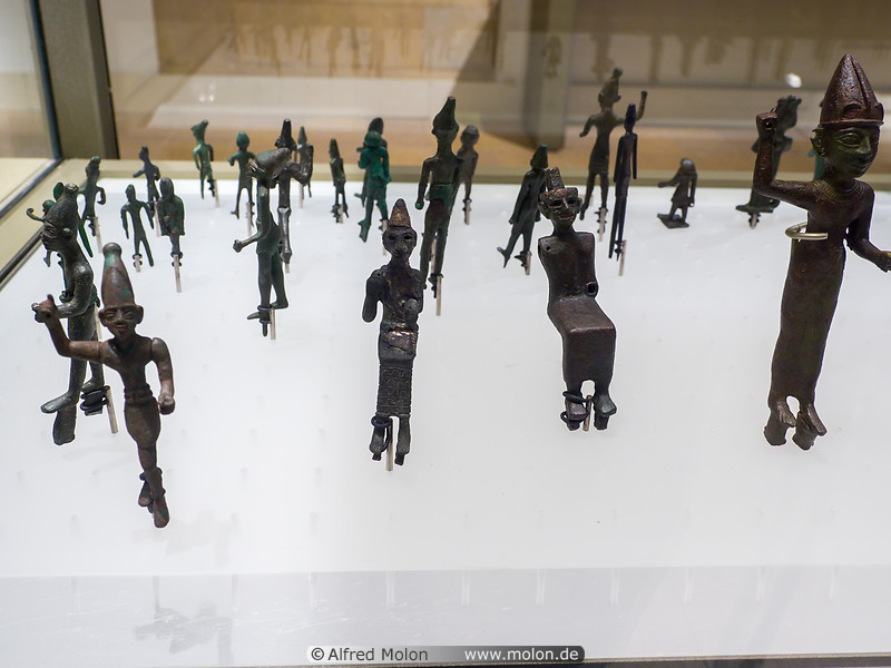 35 Bronze male figurines