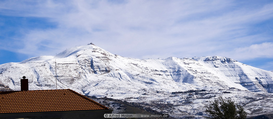06 Snow covered Lebanese mountains