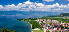 56 Lake Ohrid and mountains