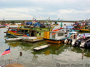 05 Fishermen boats in Kuala Besut harbour