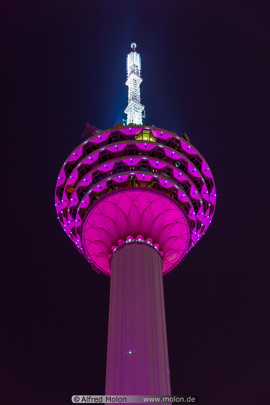 23 KL tower at night