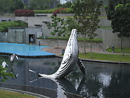 12 Dolphin statue in KLCC park