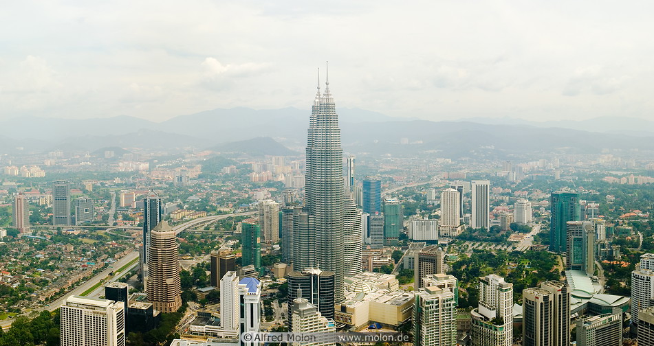 19 KL skyline with Petronas towers