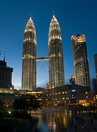 28 Petronas towers at dusk