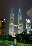 31 Petronas towers at night