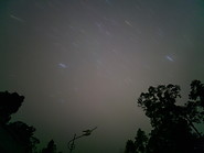 17 Night sky with star trails