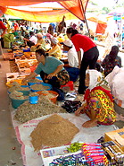 32 Dried fish stalls in Kota Belud market