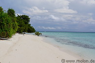 16 White coral sand beach