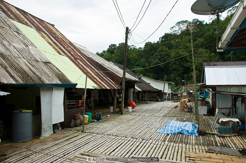 03 Houses with corrugated tin roofs