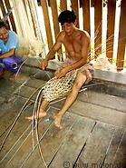 34 Kajang man weaving basket