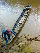 38 Boatman reaching river bank
