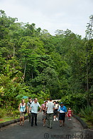 28 Tourists walking back to the parking