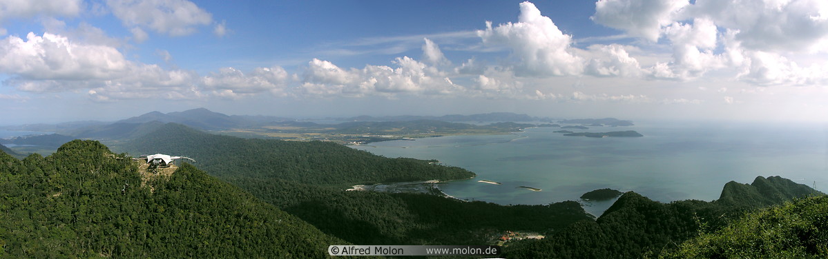 14 View to the south with Langkawi archipelago