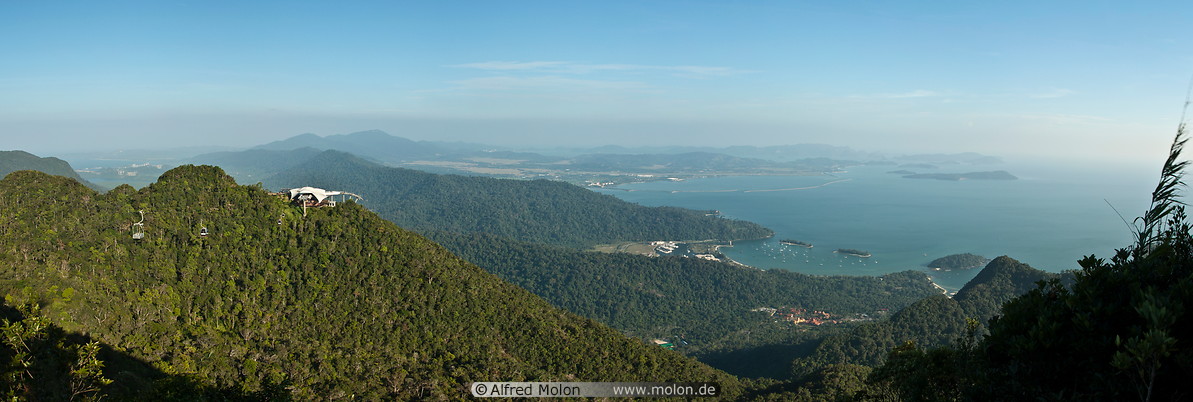 18 View to the south with Langkawi archipelago