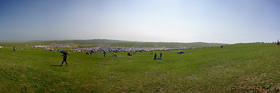 05 Naadam area with parking and tents