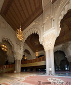 18 Mosque interior with ornamental pillars