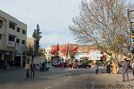 01 Square with cars and Moroccan flags