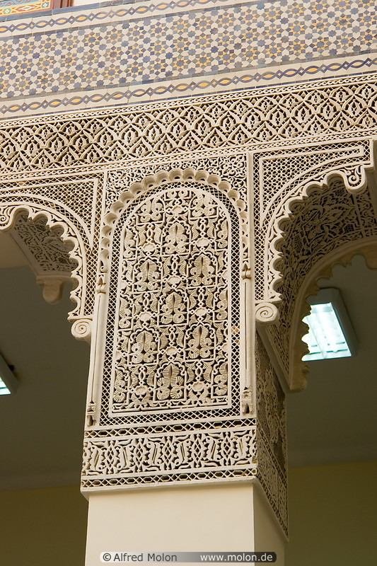 15 Pillar with Islamic decorations