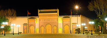 21 Royal palace Jdid Dar el Makhzen at night