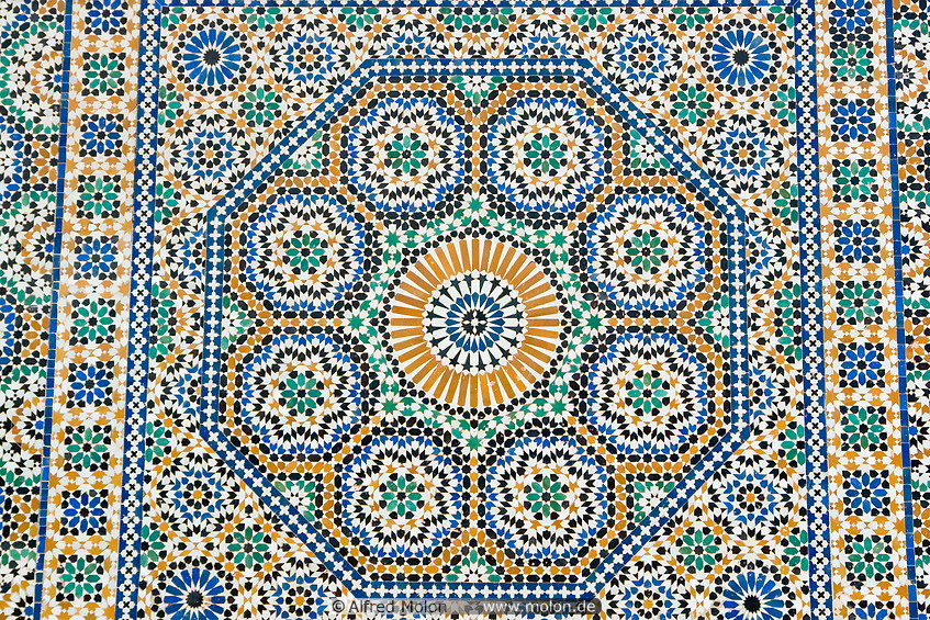 10 Zellige geometric mosaic tilework
