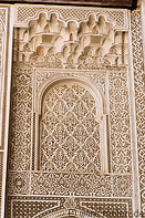 09 Stucco decorations in Medersa Bou Inania