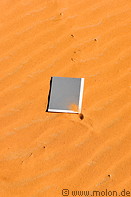 08 Orange desert sand and grey card