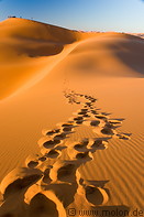 32 Sand dunes and footprints