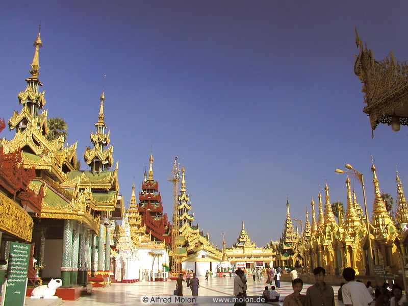11 Shwedagon pagoda complex