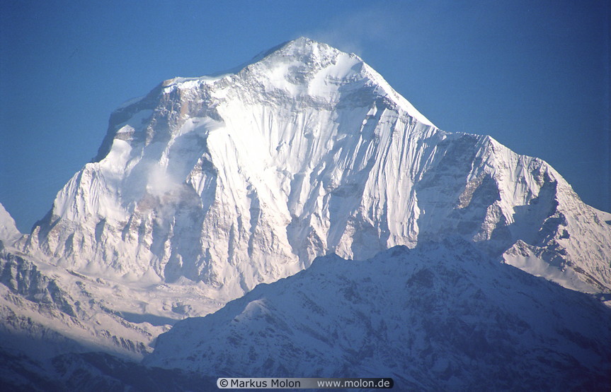 10 The massive peak of Dhaulagiri