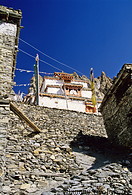 25 Climbing up to the gompa in Braga