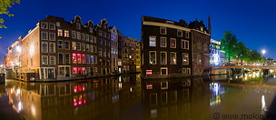 22 Oudezijds Voorburgwal canal at night