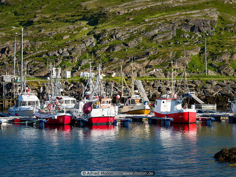 23 Boats in Skarsvag fishing village