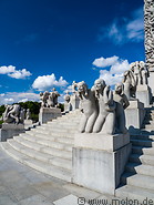 16 Monolith statues