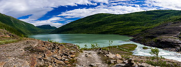 67 Path to Svartisvatnet lake