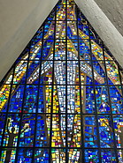 15 Stained glass window in arctic cathedral