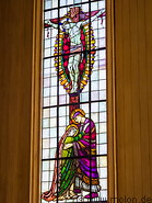 24 Stained glass window in Tromsø cathedral