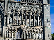 23 Nidaros cathedral facade detail