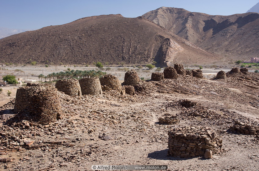 18 Al Ayn beehive stone tombs