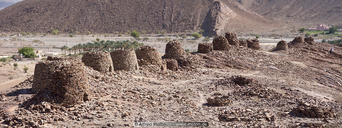 19 Al Ayn beehive stone tombs