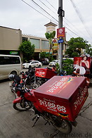 12 Fast food delivery motorbike