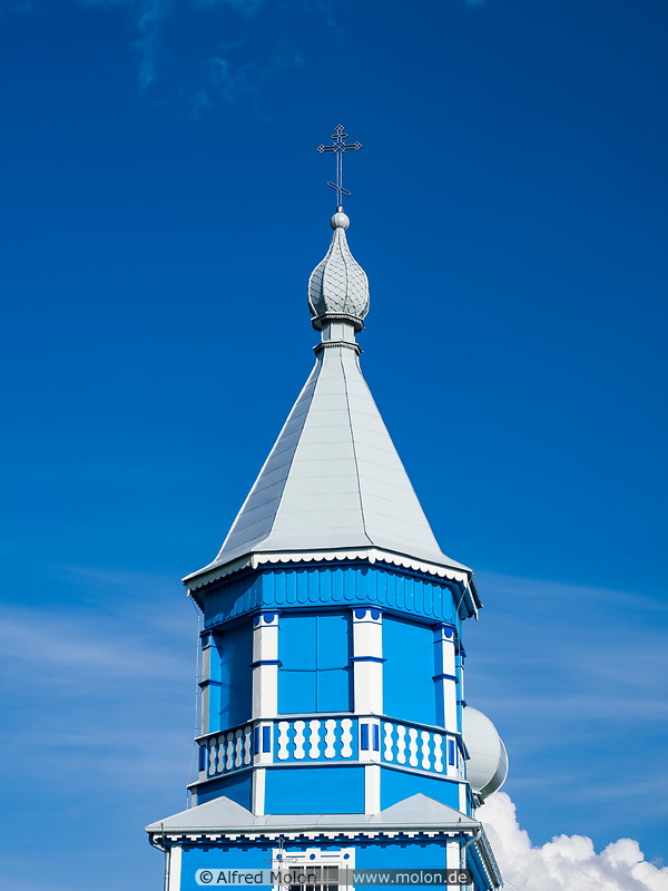 02 St John the Baptist blue church in Pasynki