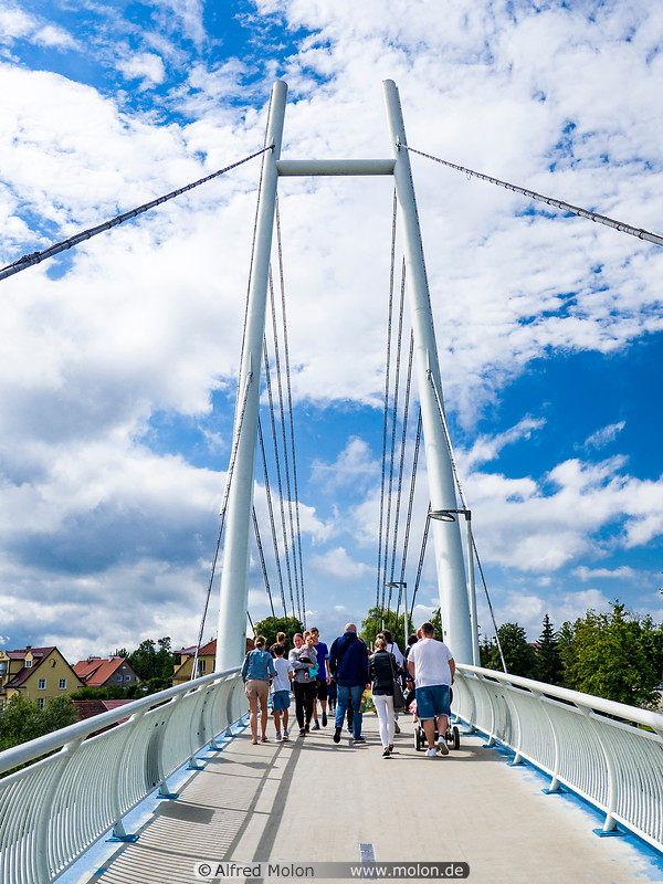04 Mikolajki suspension bridge