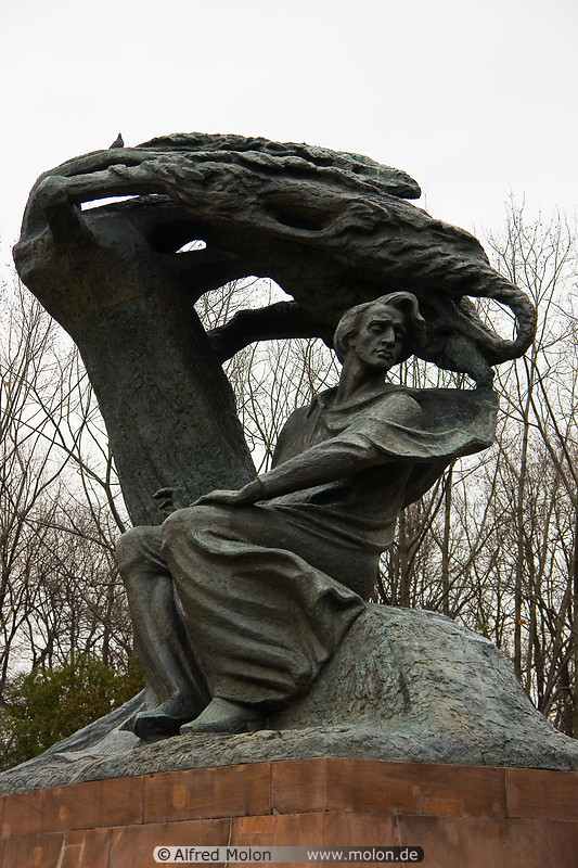 11 Chopin bronze monument