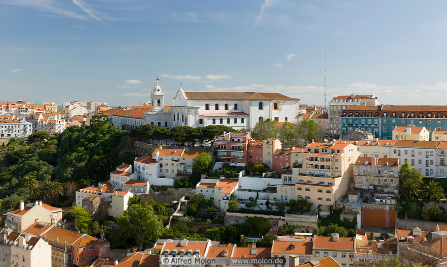 11 Panoramic view with Igreja da Graca church