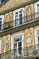13 Painted azulejos on building facade