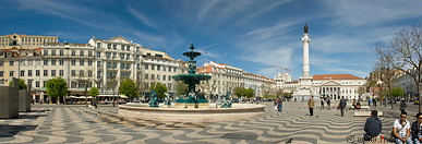 09 Rossio square and bronze fountain