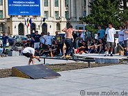 09 Skateboarding on Revolution square