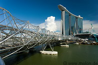 11 Marina Bay DNA helix pedestrian bridge
