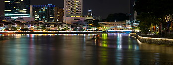57 Singapore river at night